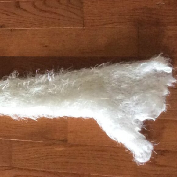 White Scarf Hat Womens Headwraps Winter Cold Weather Toque Ski Sports Wear - Picture 5 of 5